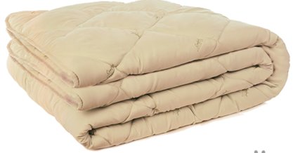 Всесезонное одеяло (Мягкий сон), наполнитель - овечья шерсть, ткань - х/б  